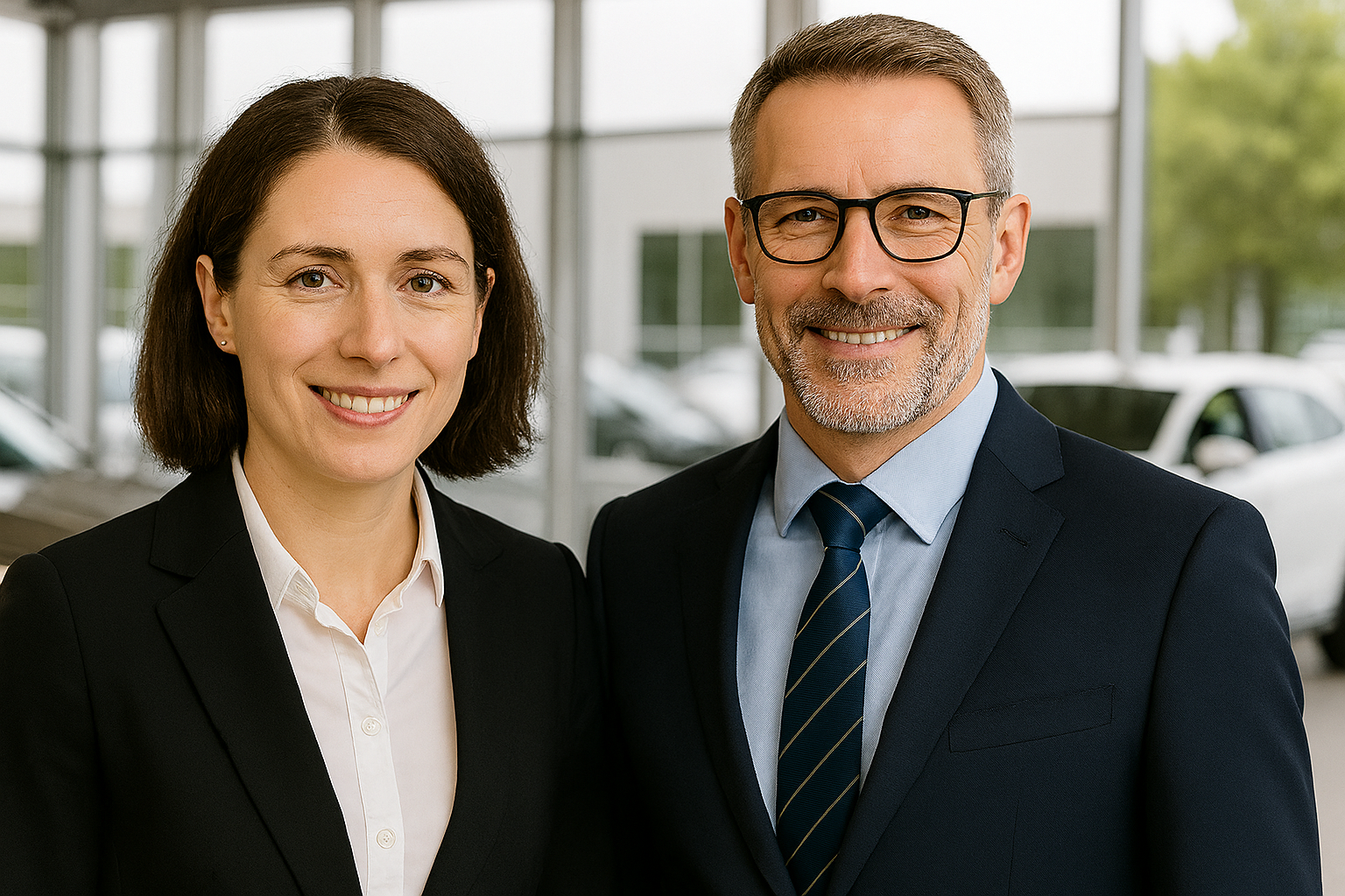 Exakt Solutions Team in einem Autohaus