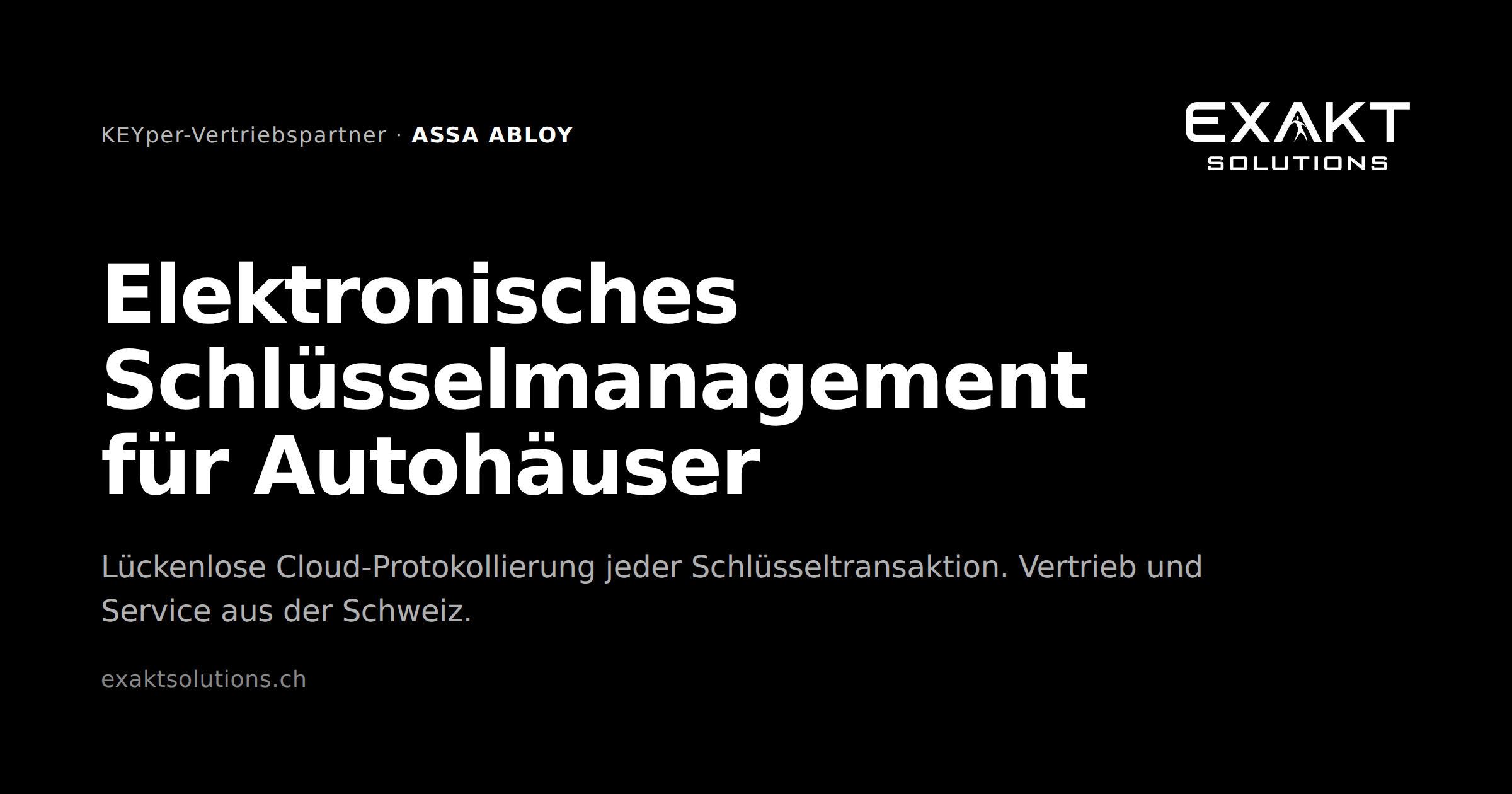 KEYper Schlüsselmanagement-Produkte | Exakt Solutions